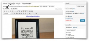 How to Make &amp; Add Free Printables to Your Blog Post (WORDPRESS)