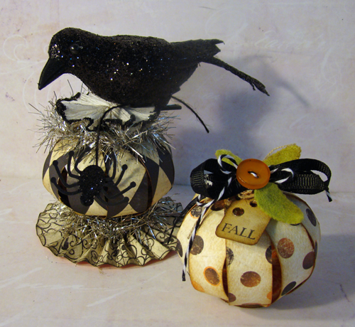 paper strip pumpkin craft