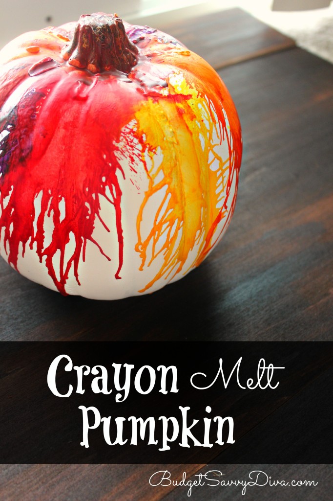 crayon melt pumpkin