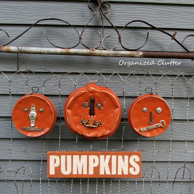 thrift shop junk pumpkins