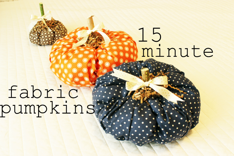 fabric pumpkin crafts