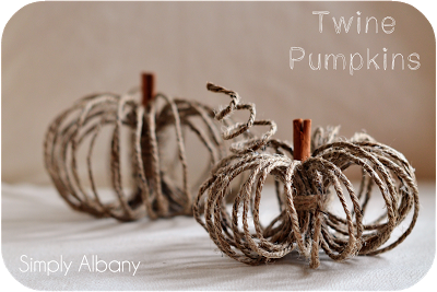 twine pumpkin