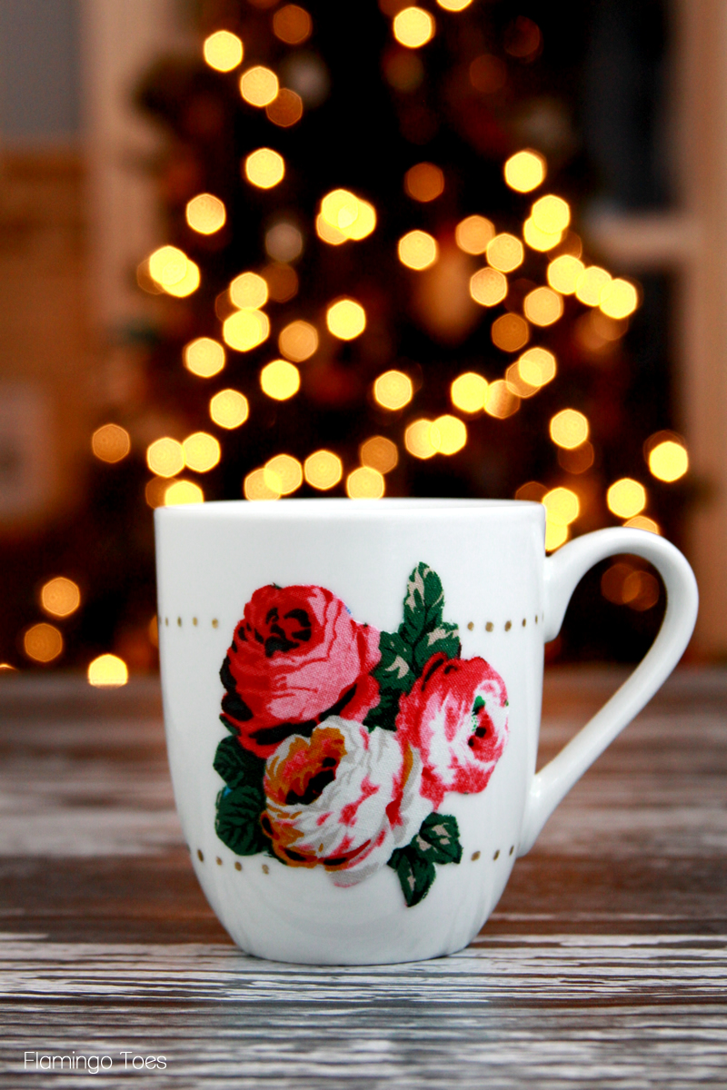 Polkadots and Flowers Mug