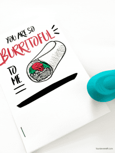 Free Printable You're Burritoful Gift Card Holder | Tauni Everett
