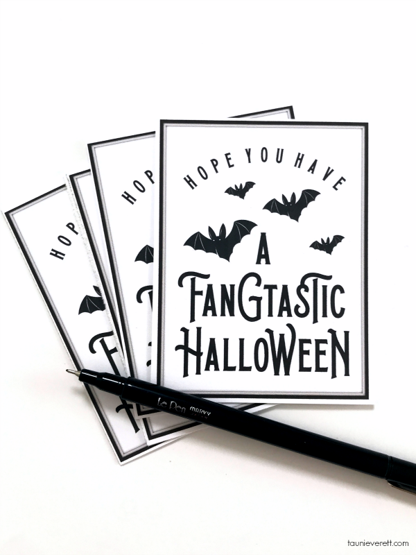 Fangtastic Halloween Printable | Tauni Everett