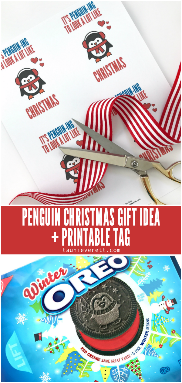 Penguin Christmas Holiday Printable Gift Tag | Tauni Everett
